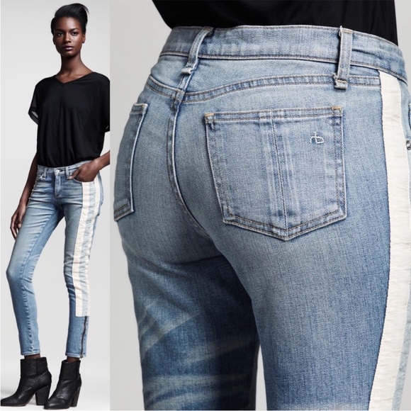 Rag & Bone women’s The Skinny Racer Relay jeans size 27 - Picture 13 of 17
